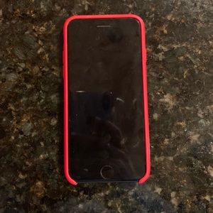 Original red apple iPhone 7 case